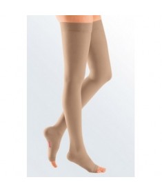 Ro+Ten - Linea Natural - Calze compressive medicali classe 1, punta aperta - AG Calza Coscia Autoreggente