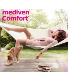 Medi - Mediven Comfort - Calze compressive medicali classe 2, punta aperta - AD Gambaletto (paio)